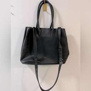 MATT AND NAT vegan leather black tote bag